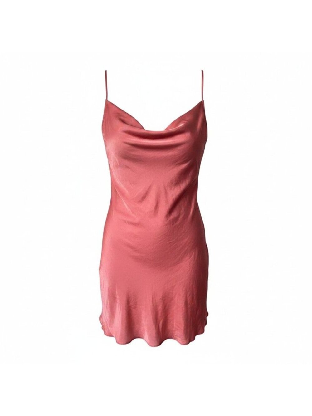 Womens Mini Slip Dress Free People Cowl Neck Sz Medium NWT